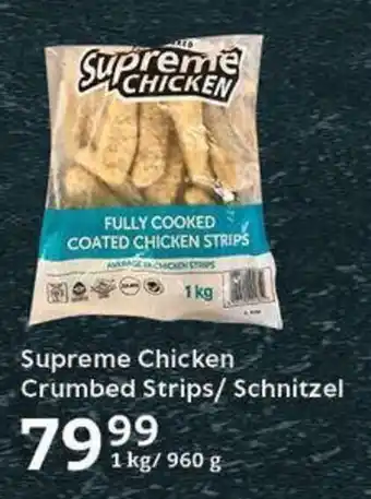 Oxford Freshmarket Supreme Chicken Crumbed Strips/ Schnitzel offer