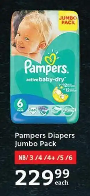 Oxford Freshmarket Pampers Diapers Jumbo Pack offer