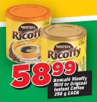 OK Grocer Nescafé Ricoffy Mild or Original Instant Coffee 250 g EACH offer