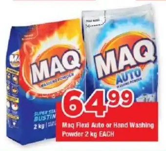 OK Grocer Maq Flexi Auto or Hand Washing Powder 2 kg EACH offer