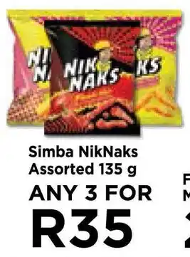 Food Lover's Market Simba NikNaks Assorted 135g offer