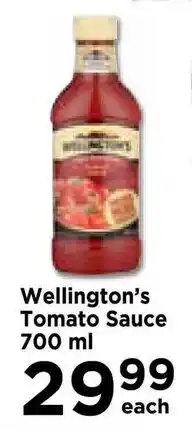 Food Lover's Market Wellington's Tomato Sauce 700ml offer