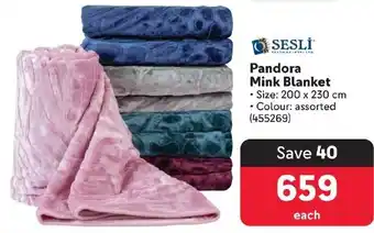 Makro Pandora Mink Blanket offer