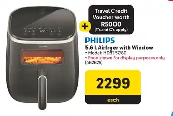 Makro PHILIPS 5.6 L Airfryer with Window offer
