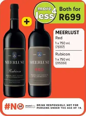 Makro MEERLUST Red/ Rubicon offer