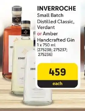 Makro INVERROCHE Small Batch Distilled Classic, Verdant or Amber offer