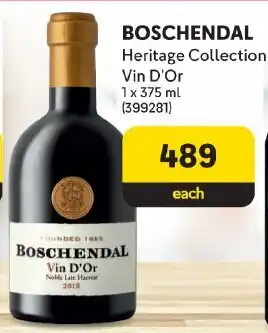 Makro BOSCHENDAL Heritage Collection Vin D'Or offer