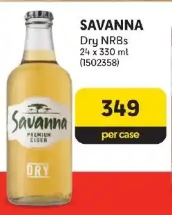 Makro SAVANNA Dry NRBS 24 x 330 ml offer