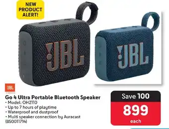 Makro JBL Go 4 Ultra Portable Bluetooth Speaker offer