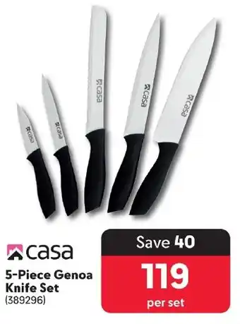 Makro 5-Piece Genoa Knife Set offer