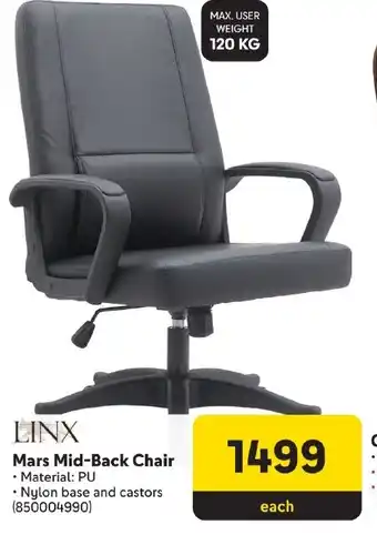 Makro Mars Mid-Back Chair offer