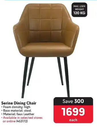 Makro Serine Dining Chair offer