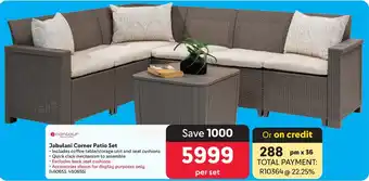 Makro Jabulani Corner Patio Set offer