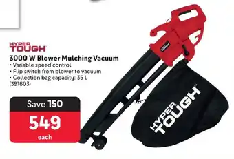 Makro 3000 W Blower Mulching Vacuum offer
