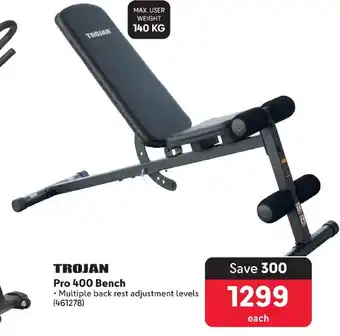Makro TROJAN Pro 400 Bench offer