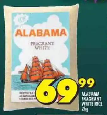 Shoprite ALABAMA FRAGRANT WHITE RICE 2kg offer