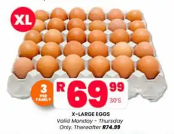 Take 'n Pay X-LARGE EGGS offer