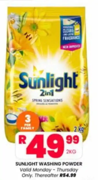 Take 'n Pay SUNLIGHT WASHING POWDER offer