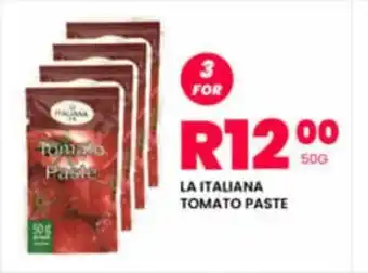 Take 'n Pay LA ITALIANA TOMATO PASTE offer