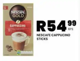 Take 'n Pay NESCAFE CAPPUCINO STICKS offer
