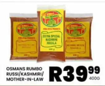Take 'n Pay OSMANS RUMBO RUSSI/KASHMIRI/ MOTHER-IN-LAW offer