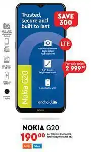 Edgars Nokia G20 LTE offer