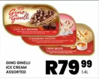 Take 'n Pay GINO GINELLI ICE CREAM ASSORTED offer