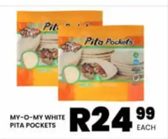 MY-O-MY WHITE PITA POCKETS