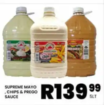 Take 'n Pay SUPREME MAYO, CHIPS & PREGO SAUCE offer