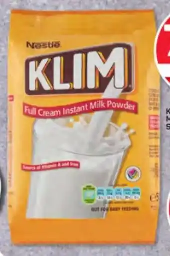 Pick n Pay Hypermarket Klim Full Cream Instant Milk Powder 500g Sachet offer