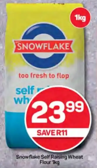Pick n Pay Hypermarket Snowflake Self Raising Wheat Flour 1kg offer