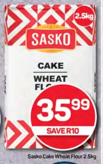 Pick n Pay Hypermarket Sasko Cake Wheat Flour 2.5kg offer
