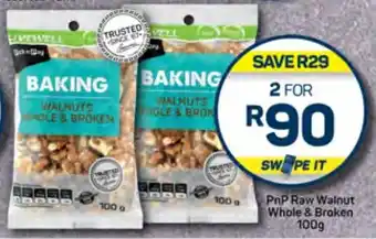 Pick n Pay Hypermarket PnP Raw Walnut Whole & Broken 100g offer