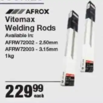 Mica Vitemax Welding Rods offer