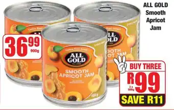 Boxer ALL GOLD Smooth Apricot Jam offer