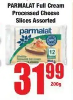 PARMALAT Full Cream Processed Cheese Slices Assorted