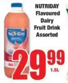 Boxer NUTRIDAY Flavoured Dairy Fruit Drink Assorted offer