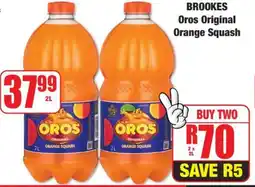 Boxer BROOKES Oros Original Orange Squash offer