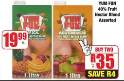 Boxer YUM FUN 40% Fruit Nectar Blend Assorted offer