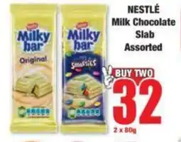 Boxer NESTLÉ Milk Chocolate Slab Assorted offer