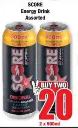 Boxer SCORE Energy Drink Assorted offer