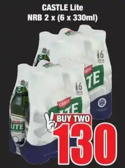 Boxer CASTLE Lite NRB 2 x (6 x 330ml) offer