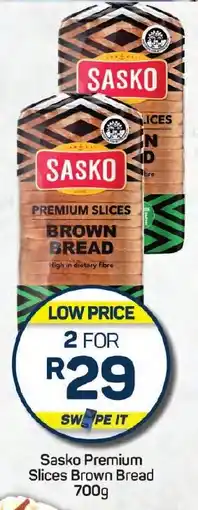 Pick n Pay Sasko Premium Slices Brown Bread 700g offer