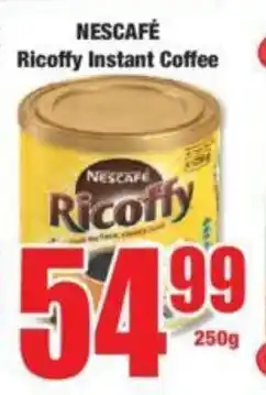 Boxer NESCAFÉ Ricoffy Instant Coffee offer
