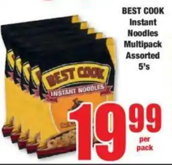 Boxer BEST COOK Instant Noodles Multipack Assorted 5's offer