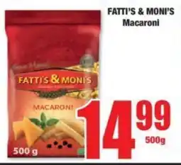 Boxer FATTI'S & MONI'S Macaroni offer