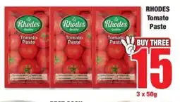 Boxer RHODES Tomato Paste offer