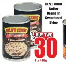 Boxer BEST COOK Butter Beans In Sweetened Brine offer