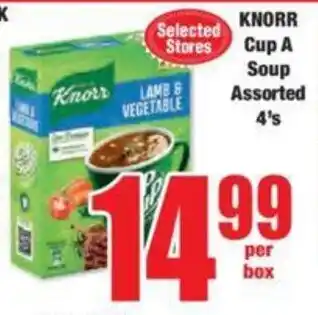 Boxer KNORR Cup A Soup Assorted 4's offer