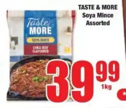 TASTE & MORE Soya Mince Assorted